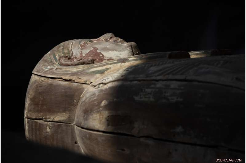 Egypt’s Archaeologists Unveil 59 Ancient Coffins Near Saqqara Pyramids