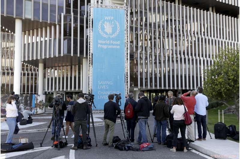 World Food Programme Awarded Nobel Peace Prize for Global Hunger Relief