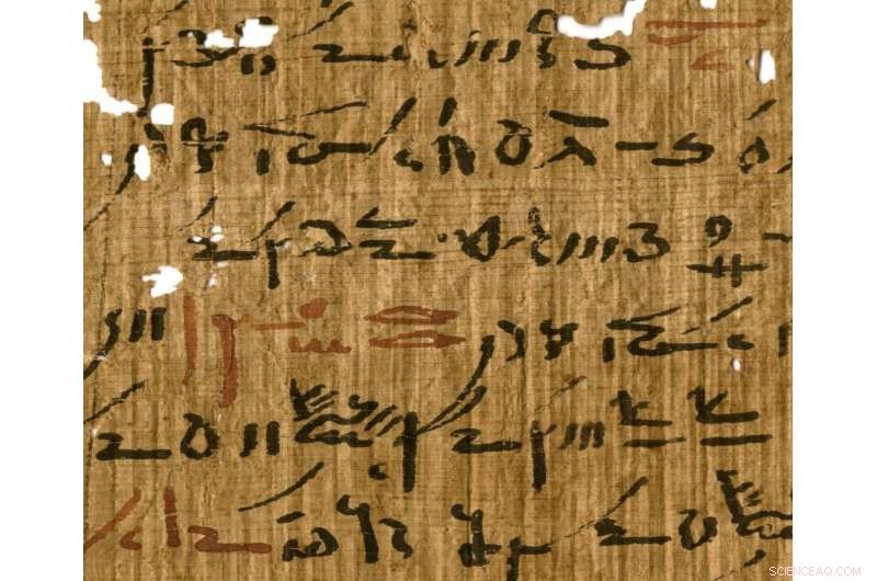 New Study Reveals Composition of Ancient Egyptian Red and Black Papyrus Inks