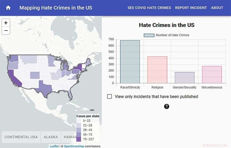 New Interactive Map to Crowdsource Hate Crime Reports and Empower Communities
