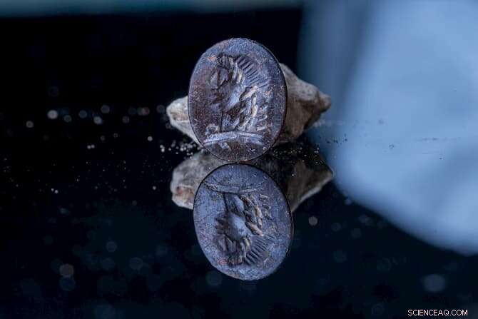 Ancient Apollo Seal Unearthed Near Jerusalem s Western Wall
