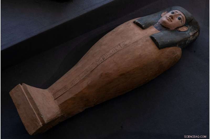 Egypt Uncovers 100+ Ancient Coffins and 40 Gilded Statues in Saqqara Necropolis