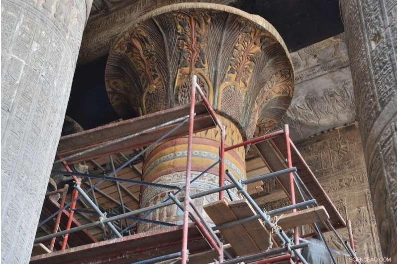 Scientists Reclaim Vibrant Pigments of 2,000-Year-Old Esna Temple Inscriptions