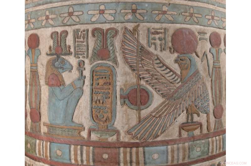 Scientists Reclaim Vibrant Pigments of 2,000-Year-Old Esna Temple Inscriptions
