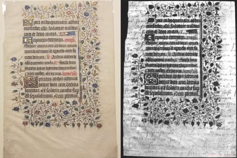 RIT Students Uncover Hidden 15th-Century Text in Medieval Manuscript Using UV Imaging
