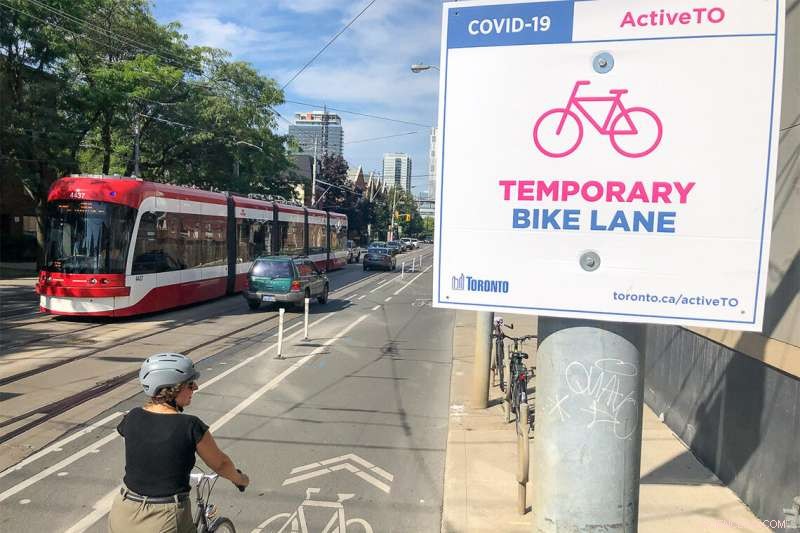Toronto’s COVID-19 Bike Lane Expansion Enhances Job & Retail Access, Study Shows