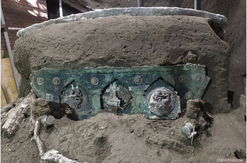 Intact Ceremonial Chariot Unearthed Near Pompeii: A Rare Archaeological Treasure