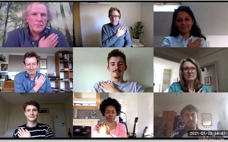 Hand Signals Boost Online Meeting Effectiveness