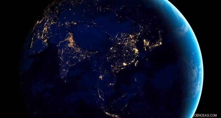 Mapping Global Income Inequality from Nighttime Light Data