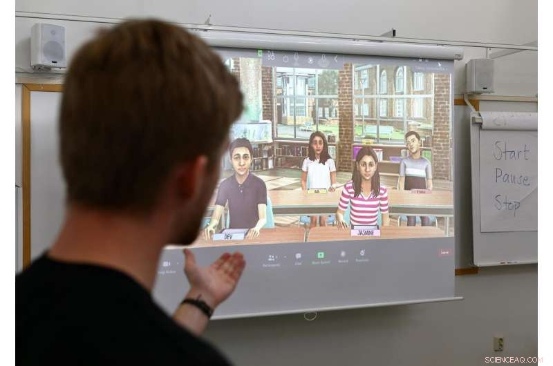 Teaching Virtual Pupils Boosts Confidence in Future Teachers