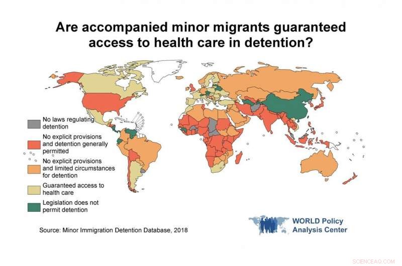 U.S. Trails 79 Countries in Stopping Child Immigration Detention
