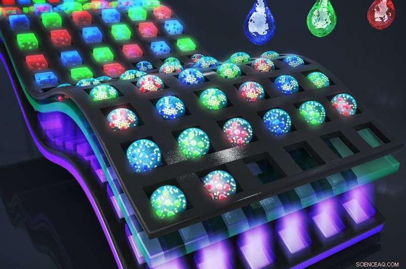 New Quantum Dot Inkjet Printing Technique Encapsulates QDs in Salt for Enhanced Stability