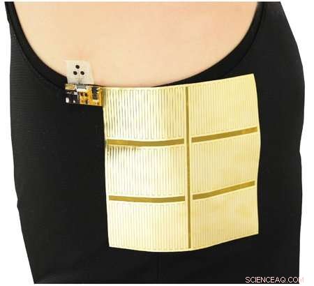 Triboelectric Generator Powers Wearable Sensors via Human Motion