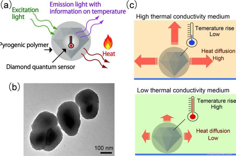 Dual-Function Nanodiamond Sensors: Heating and Precise Temperature Measurement