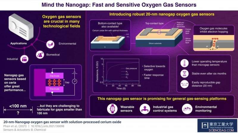 Precision Oxygen Detection with Fast, Sensitive Nanogap Sensors
