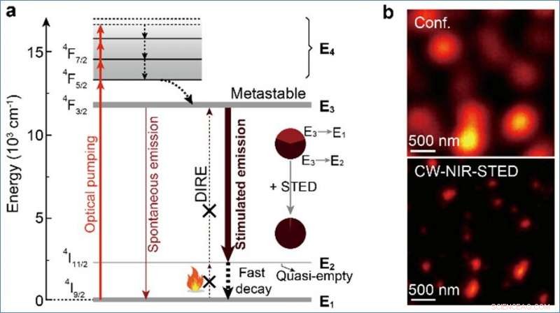 Continuous‑Wave NIR STED Microscopy Enabled by Lanthanide Nanoparticles