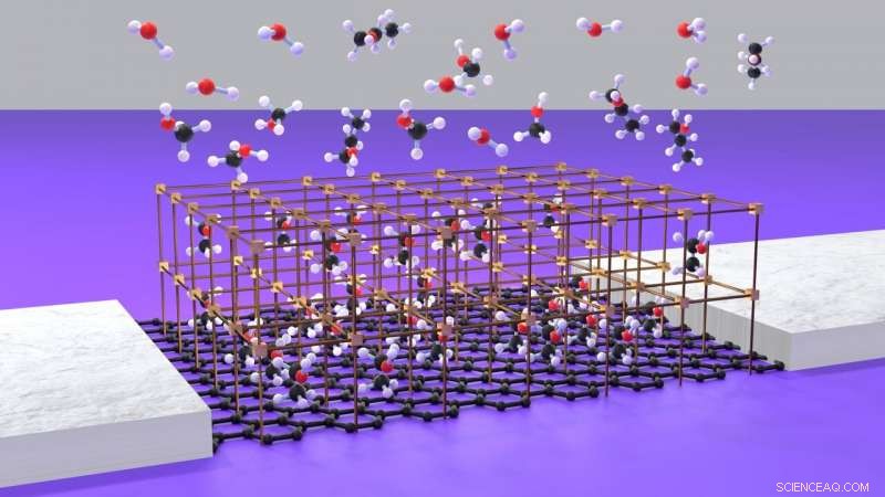 Precision Graphene-MOF Sensor for Accurate Gas Molecule Detection