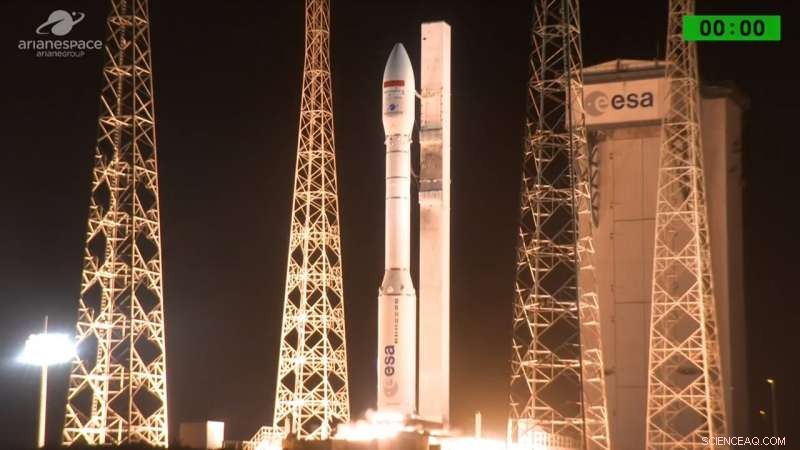 Vega Rocket Successfully Deploys Morocco’s Mohammed VI-B Earth Observation Satellite