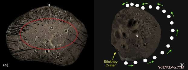 New Study Reveals Phobos’ Grooves Formed by Boulders Ejected from Stickney Crater