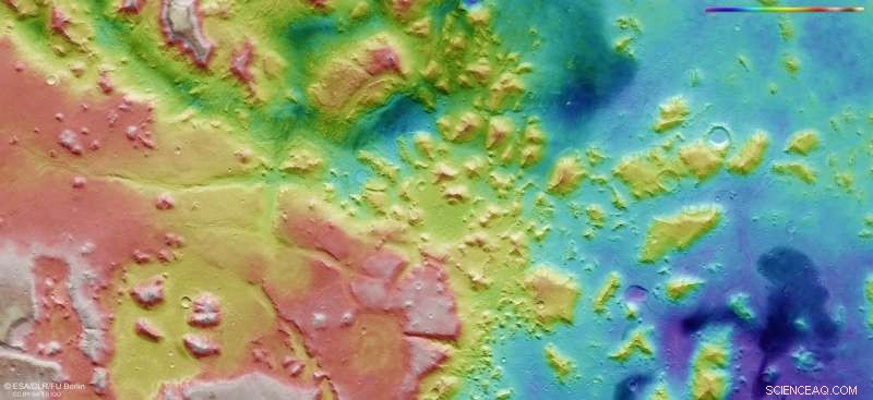 How Water, Wind, and Ice Sculpt Mars’s Surface