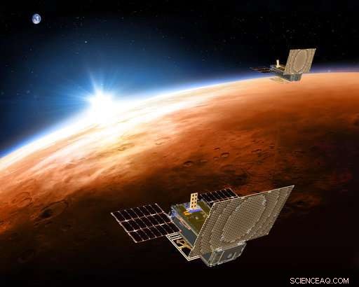 Critical Mission Test Ahead for MarCO CubeSats Supporting NASA s Mars Lander