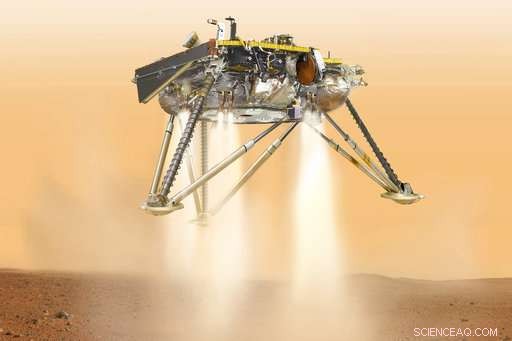 InSight Lands on Mars, Surviving a Supersonic Descent