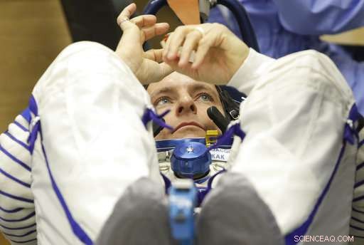 Three Astronauts Launch to the International Space Station