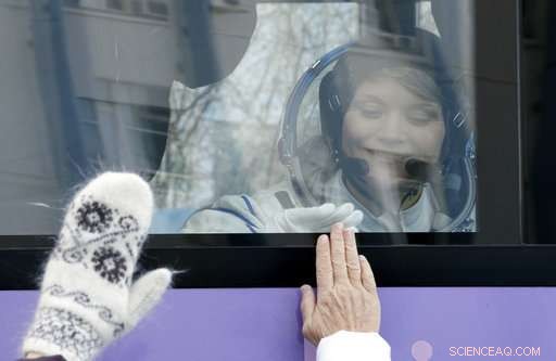 Three Astronauts Launch to the International Space Station