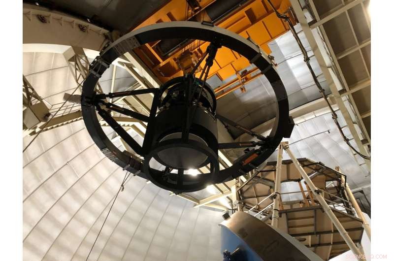 Dark Energy Spectroscopic Instrument: Major Components Successfully Installed on Mayall Telescope