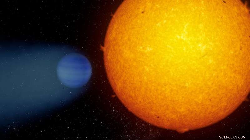 Exoplanet WASP‑69b Loses Atmosphere, Forms Comet‑Like Helium Tail