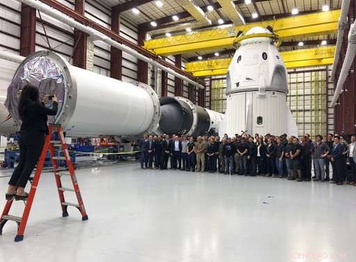 Vice President Mike Pence Tours SpaceX s New Crew Capsule After Missing Launch