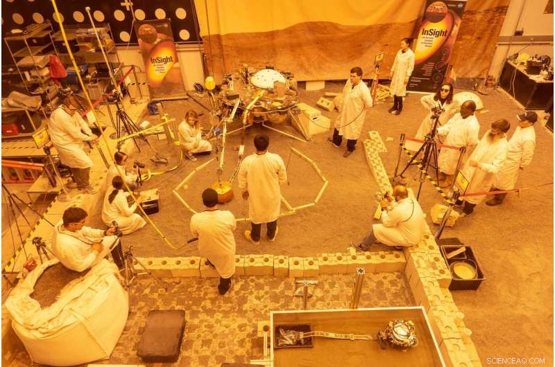 NASA Engineers Build Martian Rock Garden to Test InSight Lander