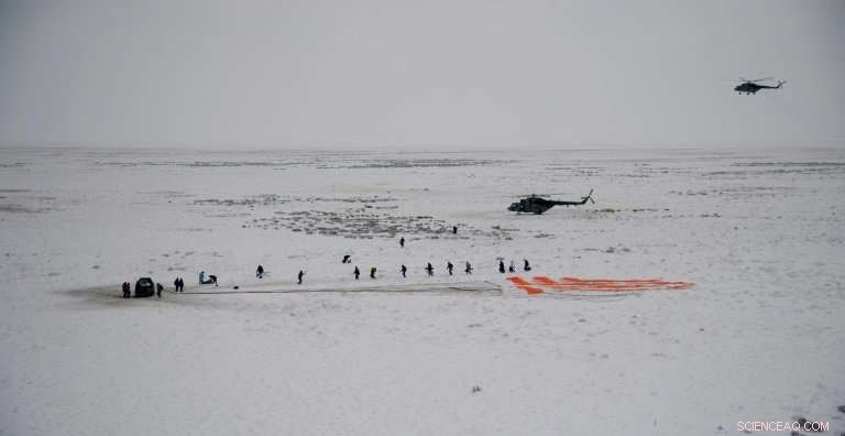 Three Astronauts Return to Earth After ISS Air Leak and Rocket Failure