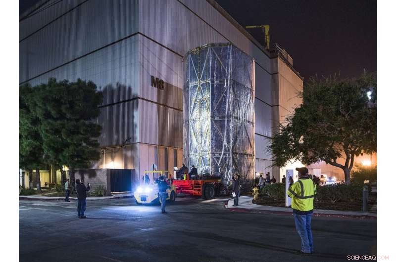NASA s Webb Telescope Safely Transported Inside a Mobile Clean Room