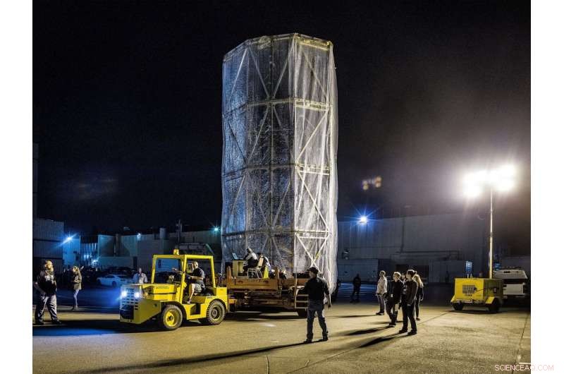 NASA s Webb Telescope Safely Transported Inside a Mobile Clean Room