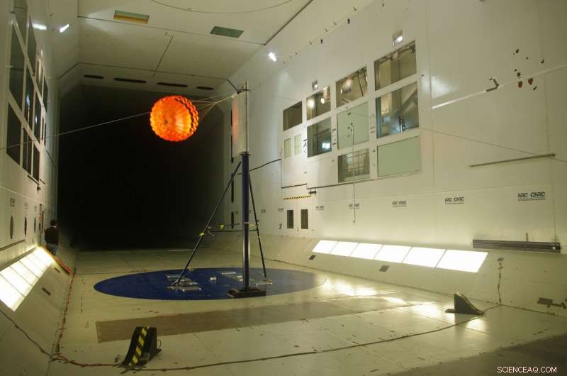 Testing a Subsonic Parachute for Mars Descent in Canada s National Research Council Wind Tunnel