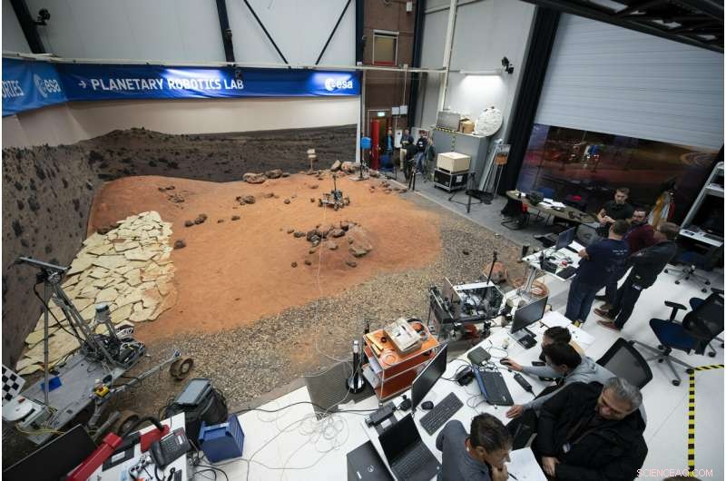 ExoMars Software Successfully Completes ESA Mars Yard Autonomous Driving Test