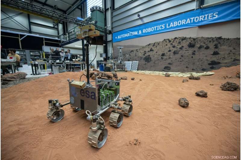 ExoMars Software Successfully Completes ESA Mars Yard Autonomous Driving Test