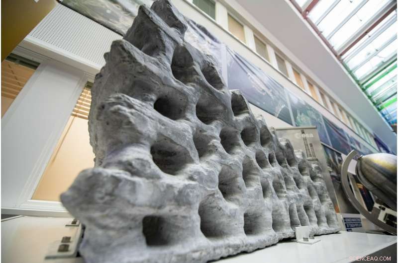 ESA Demonstrates 3D-Printed Lunar Building Block Using Simulated Moon Dust