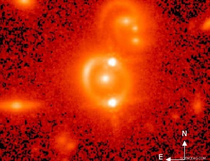 Astronomers Refine Hubble Constant Using Quasar Lens Images
