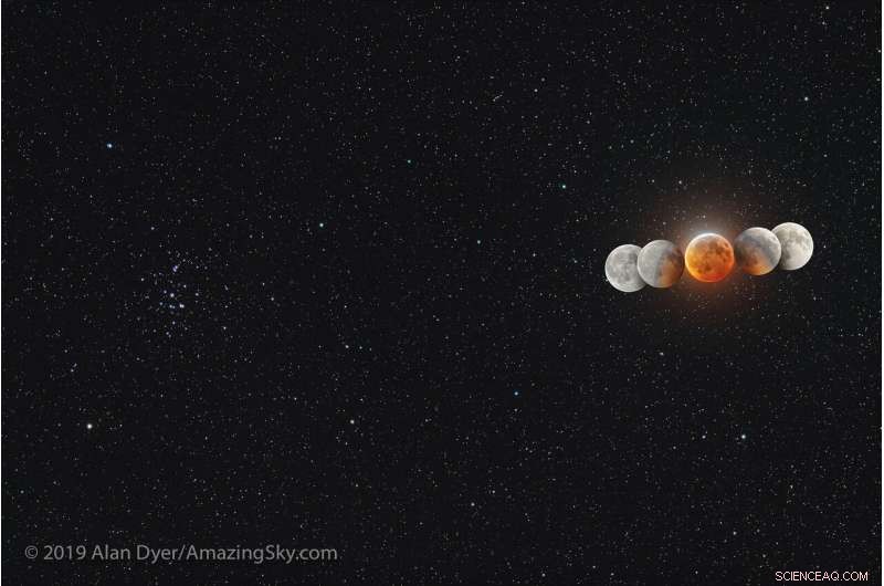 Stunning Photos from the January 20 Total Lunar Eclipse Reveal Unexpected Impact Flash