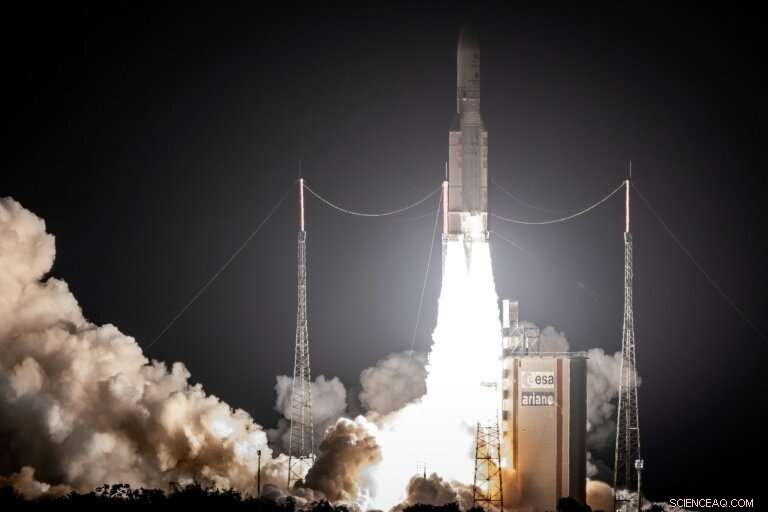 Ariane 5 Launch Successfully Deploys Telecom Satellites for India