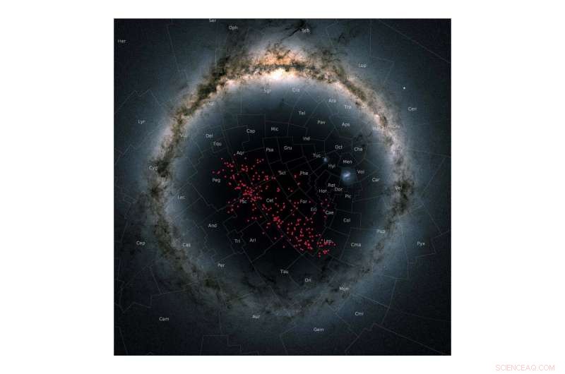 Stellar Stream Revealed Near the Sun: A Celestial River Across the Southern Sky