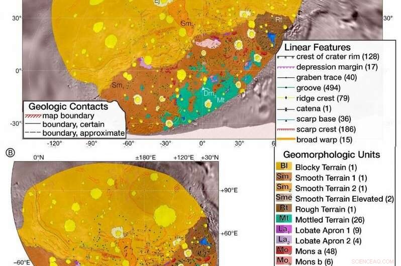 New Geological Map Reveals Pluto s Moon Charon s History and Surface Features