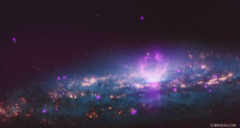 NGC 3079: Galactic Bubbles Drive Energetic Particle Dynamics