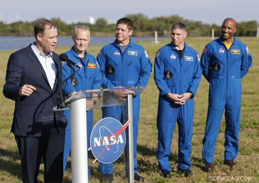 SpaceX’s New Crew Capsule Launches Toward the International Space Station