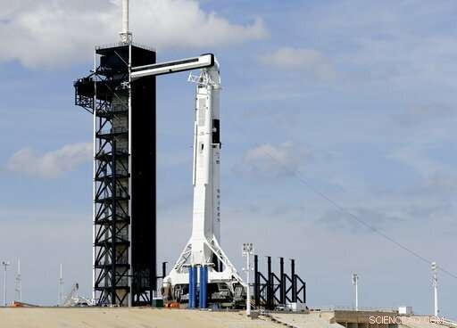 SpaceX’s New Crew Capsule Launches Toward the International Space Station