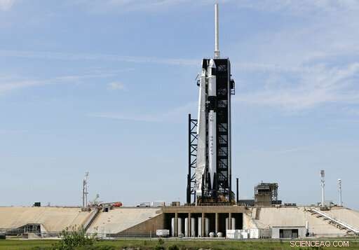 SpaceX’s New Crew Capsule Launches Toward the International Space Station
