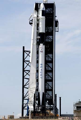 SpaceX’s New Crew Capsule Launches Toward the International Space Station