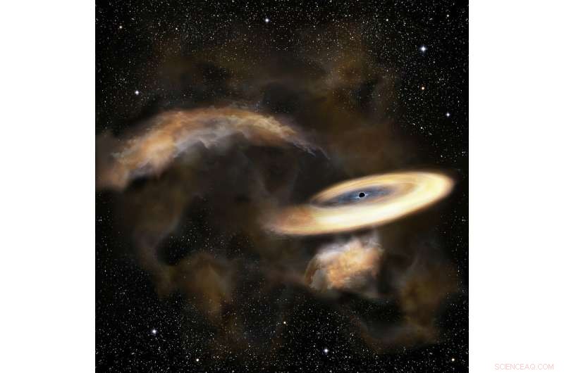 Stealthy Intermediate‑Mass Black Hole Detected via Gas Cloud Dynamics